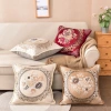 Vỏ gối vuông 48x48cm vải gấm nhung cao cấp, khóa kéo, gối sofa & tựa lưng - chỉ 9.900 VND