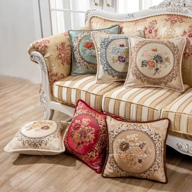 Vỏ gối vuông 48x48cm vải gấm nhung cao cấp, khóa kéo, gối sofa & tựa lưng - chỉ 9.900 VND 2