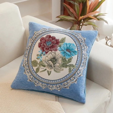Vỏ gối vuông 48x48cm vải gấm nhung cao cấp, khóa kéo, gối sofa & tựa lưng - chỉ 9.900 VND 7