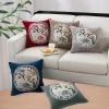 Vỏ gối vuông gấm nhung cao cấp 45x45cm - Cổ điển hiện đại, vỏ gối ôm, tựa sofa, Giá 9.900₫ 7