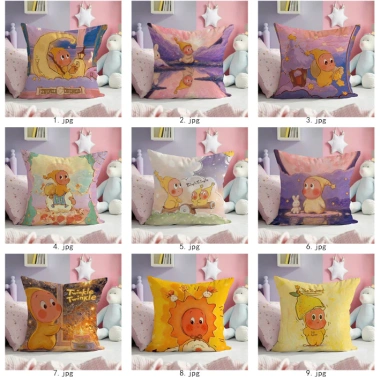 Vỏ gối vuông lấp lánh 1 mặt - Vải polyester sang trọng, phù hợp làm đệm sofa, quà tặng trang trí nội thất (không kèm gối) 2