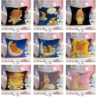 Vỏ gối vuông lấp lánh 1 mặt - Vải polyester sang trọng, phù hợp làm đệm sofa, quà tặng trang trí nội thất (không kèm gối) 5