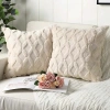 Vỏ gối vuông nhung vân kim cương – Trang trí sofa, tiệc, chỉ 77.700đ