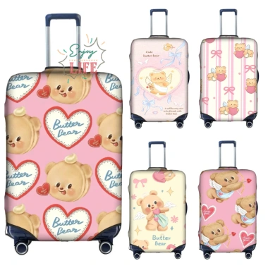 Vỏ hành lý Butterbear B101 - Vỏ vali nơ dày đàn hồi, chống bụi, chống trầy, giặt được, quà tặng