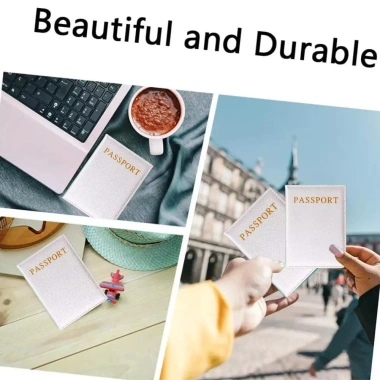 Vỏ Hộ Chiếu PU Trắng Series Letter – Thiết Kế Mỏng Nhẹ, Bảo Vệ An Toàn, Quà Tặng Du Lịch, Giá 24.525₫ 8