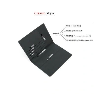 Vỏ hộ chiếu RFID da thật đa chức năng – Giá đỡ hộ chiếu tiện lợi, bảo mật, độ bền cao, chỉ 212.976₫