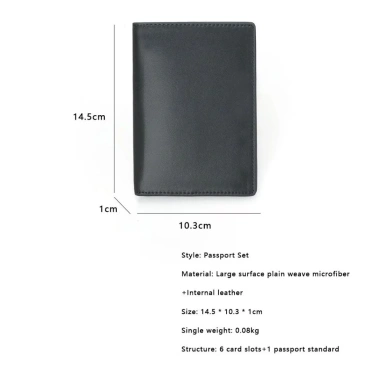 Vỏ hộ chiếu RFID da thật đa chức năng – Giá đỡ hộ chiếu tiện lợi, bảo mật, độ bền cao, chỉ 212.976₫