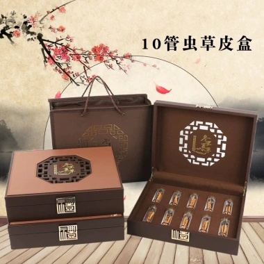 Vỏ hộp đựng đông trùng hạ thảo nguyên con - Thiết kế sang trọng Bhutan & Tây Tạng, giảm còn 256.000₫