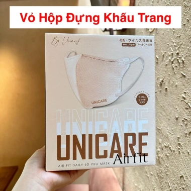 Vỏ Hộp Đựng Khẩu Trang 6D UNICARE PRO - Bảo Vệ An Toàn, Thiết Kế Tiện Lợi, Giá 9.000 VND