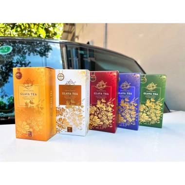 Vỏ hộp đựng trà chè Glava Tea 2.026, trang trí giỏ quà Tết - Giá ưu đãi 5.000đ