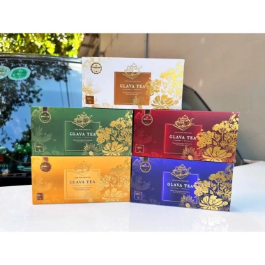 Vỏ hộp đựng trà chè Glava Tea 2.026, trang trí giỏ quà Tết - Giá ưu đãi 5.000đ