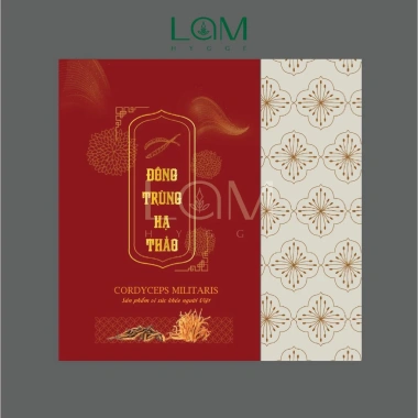 Vỏ Hộp Quà 5c Đông Trùng Hạ Thảo Đựng Chai XO - Sang Trọng, Đóng Gói Chất Lượng, Không Chai