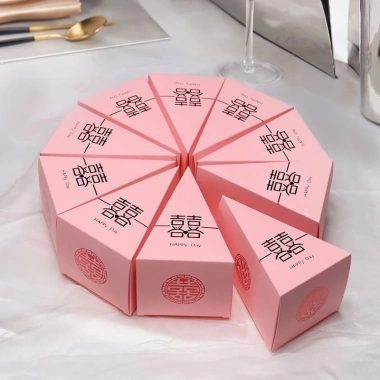 Vỏ hộp tam giác đựng mứt sen, trà, bánh kẹo - Sỉ 100c giá ưu đãi 130.000đ cho tráp ăn hỏi, tháp lễ