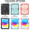Vỏ iPad Thế hệ 11 2.025 và Giá đỡ xoay silicon Thế hệ 10 Ngụy trang 10.2 Chống sốc toàn diện EHKQ Giá 659.880 8