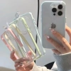 Vỏ iPhone 17 Pro Max Biên giới ba màu – Bảo vệ trong suốt, phù hợp cho iPhone 16/15/14/13, giảm còn 20.000₫