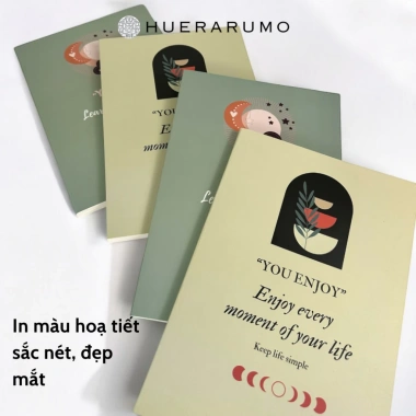Vở kẻ ngang A4 200 trang HUERARUMO, gáy khâu chỉ bước dài, dấu ngoài, giấy 80gsm in offset – 38.000 VND 7