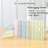 Vở Kẻ Ngang B5 HUERARUMO 300-500 Trang Bìa Cứng Giấy 80gsm Ôn Thi Ghi Chép Dài Hạn Giá 63.000 VND