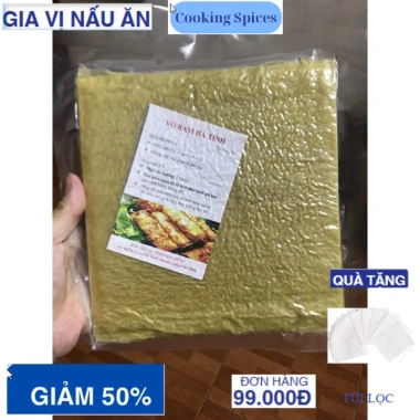 Vỏ lá cuốn nem chả giò Ram Hà Tĩnh 35-40 lá - Hút chân không, chỉ 23.000 VND