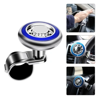 Vô Lăng Ô Tô Tự Động Spinner Tay Cầm Núm Tăng Áp Xanh Dương - Giá 86.590 VND