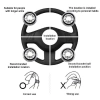 Vô Lăng Ô Tô Tự Động Spinner Tay Cầm Núm Tăng Áp Xanh Dương - Giá 86.590 VND 7
