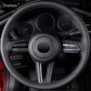 Vô lăng trang trí Mazda 3 2.020-2.026 & CX-30 2.019-2.023 - Miếng dán vòng sửa đổi, nút bấm phong cách 2