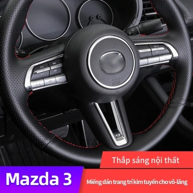 Vô Lăng Trang Trí Mazda 3 2.020-2.026 - Vòng Sửa Đổi Phần Nút Dán, Giá 219.999 VND