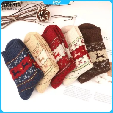 Vớ Len 3D Đôi Nữ Nam 5 Đôi Quà Giáng Sinh Mùa Đông Nhiệt Dày ấm Động Vật 3 Vớ Len 3D Đôi Nữ Nam 5 Đôi Quà Giáng Sinh Mùa Đông Nhiệt Dày ấm Động Vật 3