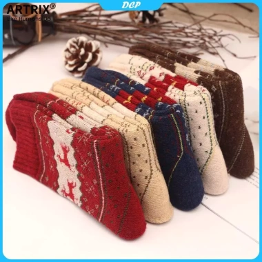 Vớ Len 3D Đôi Nữ Nam 5 Đôi Quà Giáng Sinh Mùa Đông Nhiệt Dày ấm Động Vật 5 Vớ Len 3D Đôi Nữ Nam 5 Đôi Quà Giáng Sinh Mùa Đông Nhiệt Dày ấm Động Vật 5