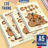 Vở lò xo kép kẻ ngang A5 120 trang – Sổ tay cute, sổ nhật ký, giá ưu đãi 22.000₫