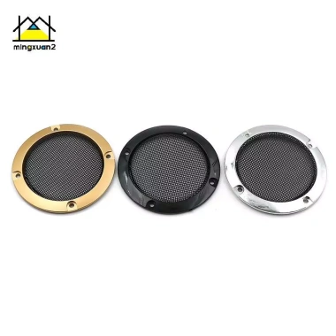 Vỏ loa âm thanh 3 inch Mingxuan2 vòng tròn kim loại lưới tản nhiệt - 2 chiếc Vỏ loa âm thanh 3 inch Mingxuan2 vòng tròn kim loại lưới tản nhiệt - 2 chiếc