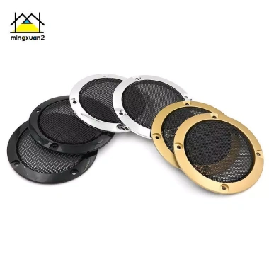 Vỏ loa âm thanh 3 inch Mingxuan2 vòng tròn kim loại lưới tản nhiệt - 2 chiếc 4 Vỏ loa âm thanh 3 inch Mingxuan2 vòng tròn kim loại lưới tản nhiệt - 2 chiếc 4