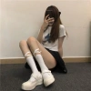 Vớ Lolita cổ cao dây buộc, phong cách nữ sinh Nhật Hàn Quốc, có clip, ảnh thật - Giá 11.000₫ 8