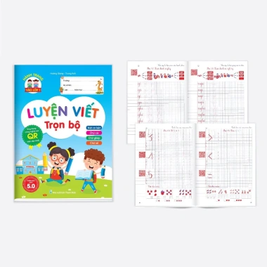 Vở Luyện Viết Bìa Xanh Lớp 1 - Công Nghệ QR 5.0, NXB Hà Nội, Giá 48k 8