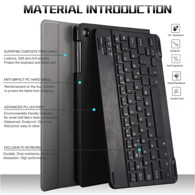 Vỏ máy tính bảng Redmi Pad Pro 12.1 & Xiaomi Poco Pad 5G kèm bàn phím Bluetooth không dây tháo rời - Giá ưu đãi 424.905₫