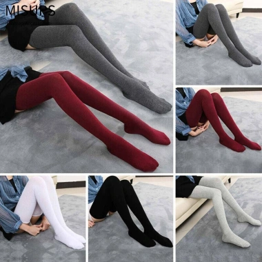 Vớ mùa thu đông MISUPS dài đùi Cotton cao tới đầu gối - Thời trang nữ 53.892 VND