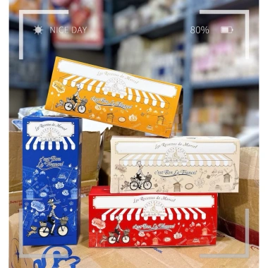 Vỏ Ngựa Lên Set Giỏ Quà Tết - Hộp Giấy Mèo Thần Tài Đựng Bánh Kẹo Giá 3.500 VND