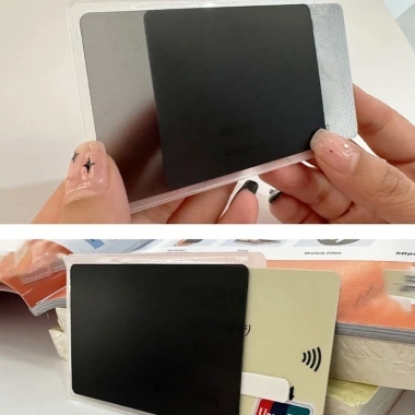 Vỏ nhựa PVC đa năng bảo vệ thẻ ngân hàng và ID, chống nhìn trộm, bảo mật cá nhân, hộp đựng thẻ bền bỉ 3