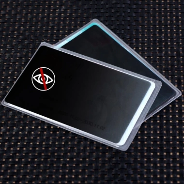 Vỏ nhựa PVC đa năng bảo vệ thẻ ngân hàng và ID, chống nhìn trộm, bảo mật cá nhân, hộp đựng thẻ bền bỉ 4