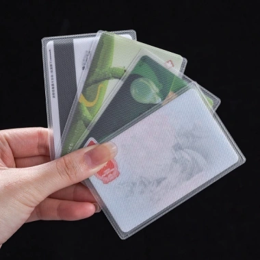 Vỏ nhựa PVC đa năng bảo vệ thẻ ngân hàng và ID, chống nhìn trộm, bảo mật cá nhân, hộp đựng thẻ bền bỉ 7