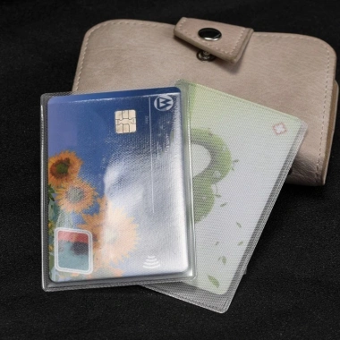 Vỏ nhựa PVC đa năng bảo vệ thẻ ngân hàng và ID, chống nhìn trộm, bảo mật cá nhân, hộp đựng thẻ bền bỉ 8