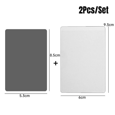 Vỏ nhựa PVC đa năng bảo vệ thẻ ngân hàng và ID, chống nhìn trộm, bảo mật cá nhân, hộp đựng thẻ bền bỉ 10