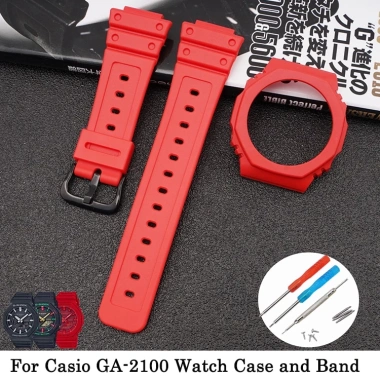Vỏ nhựa và dây đeo cao su cho Casio G-Shock GA-2.100 GA-2.110 - Giá giảm 20% 2