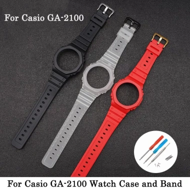 Vỏ nhựa và dây đeo cao su cho Casio G-Shock GA-2.100 GA-2.110 - Giá giảm 20% 3