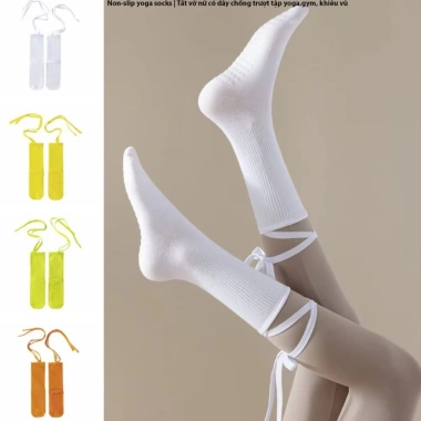 Vớ nữ dây tập yoga, gym, khiêu vũ - Chống trượt, thoáng mát, giá chỉ 85.000₫