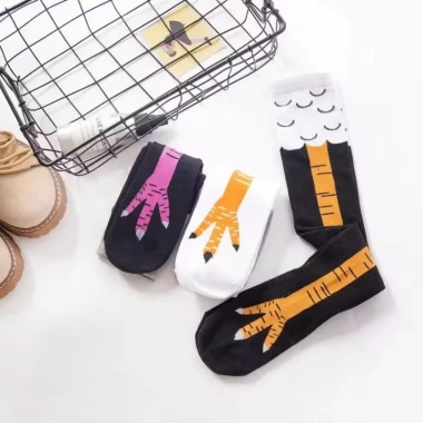 Vớ Nữ Ngộ Nghĩnh Gà Paw Thả Áp Lực Đầu Gối, Chân Mỏng Dài Phù Hợp Xuân Thu Đông 4