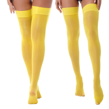 Vớ Nữ Sheer Bóng Xuyên Qua Nyeemya - Mỏng Co Giãn, Đùi Tất Cao Cấp, Chỉ 113,400₫ 9