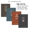 Vở ô ly A4 200 trang HUERARUMO giấy 70gsm chống lóa - Giá 38.000, bìa cứng, học sinh sinh viên