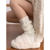 Vớ ống chân dài dệt kim giữ ấm mùa thu đông, phong cách Lolita thời trang học sinh nữ - chỉ 18.000₫ 6