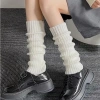 Vớ ống chân Y2K Lolita dệt kim đen trắng - giữ ấm cao cấp, design 3B mua đông, tất vớ đùi dễ thương, giá 15.900 VND 8