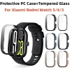 Vỏ PC + Kính Cường Lực cho Xiaomi Redmi Watch 5 - Bảo Vệ Màn Hình, Khung Ốp Lưng Độ Bền Cao Shell